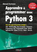 Apprendre à programmer avec Python 3 De Gérard Swinnen - Eyrolles