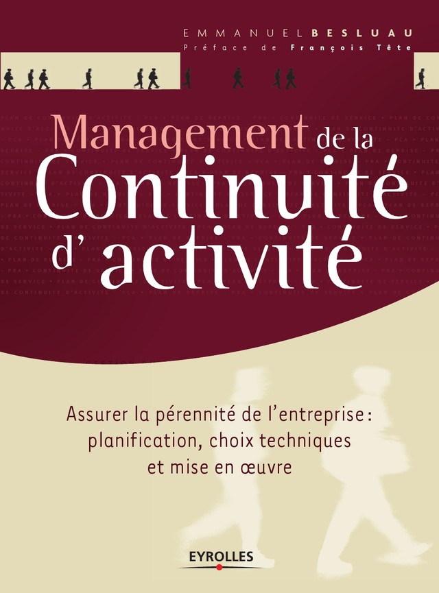 Management de la continuité d'activité - Emmanuel Besluau - Editions Eyrolles