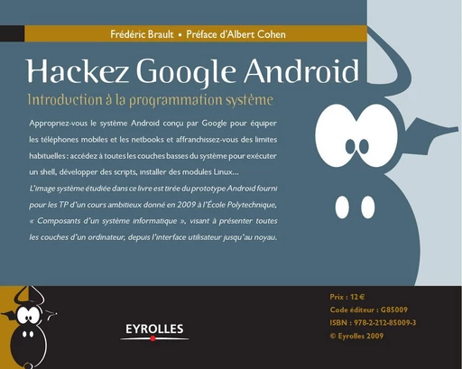 Hackez Google Android - Frédéric Brault, Albert Cohen, Jean Zundel - Eyrolles