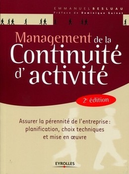 Management de la continuité d'activité - Emmanuel Besluau - Eyrolles