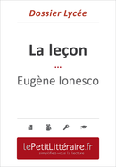 La leçon - Eugène Ionesco (Dossier lycée) - Baptiste Frankinet - Primento Editions