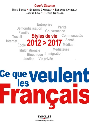 2012-2017, Ce que veulent les Français - Bernard Cathelat, Mike Burke, Robert Ebguy, Sandrine Cathelat, Denis Quénard - Editions d'Organisation