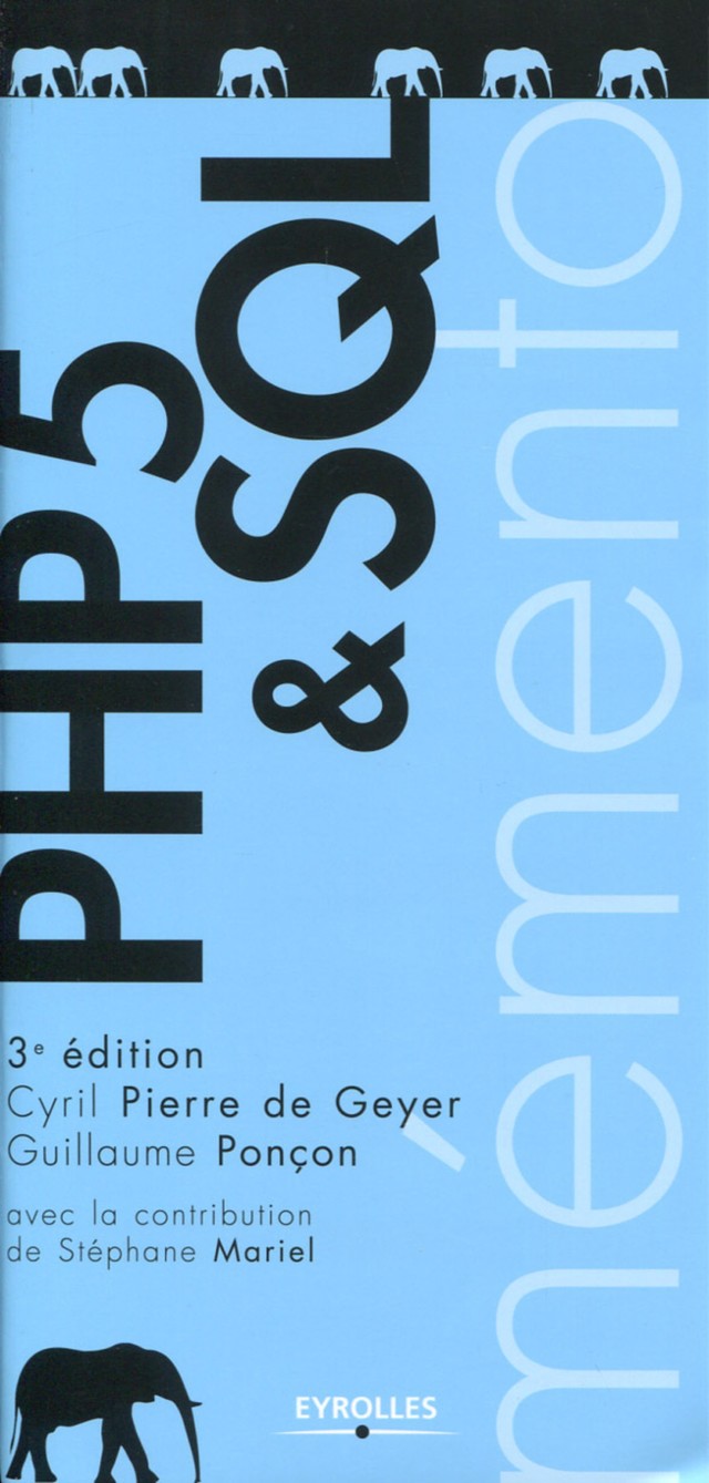 Mémento PHP5 et SQL - Stéphane Mariel, Guillaume Ponçon - Editions Eyrolles