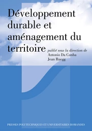 Développement durable et aménagement du territoire