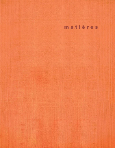 matières 10 - Jacques Lucan, Bruno Marchand, Roberto Gargiani, Martin Steinmann - Presses Polytechniques Universitaires Romandes