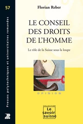 Le Conseil des droits de l'homme