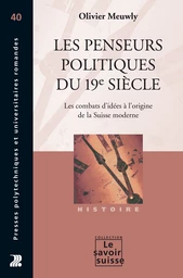 Les penseurs politiques du 19e siècle