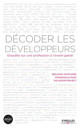 Décoder les développeurs - Benjamin Tainturier, Emmanuelle Duez - Editions Eyrolles