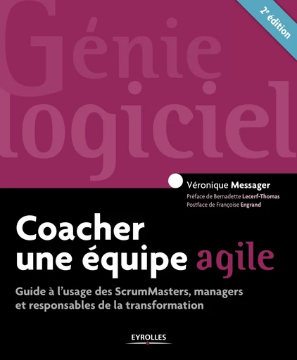 Coacher une équipe agile - Véronique Messager - Editions Eyrolles