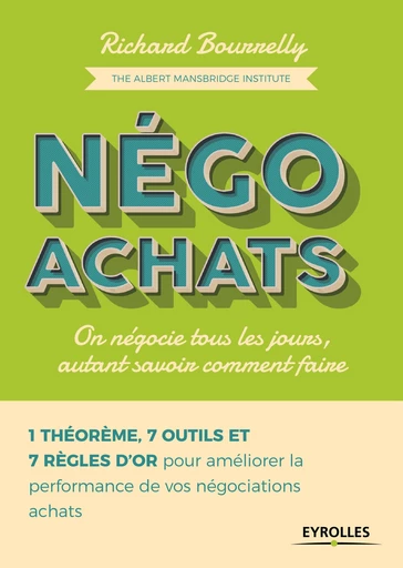 Négo achats - Richard Bourrelly - Editions Eyrolles