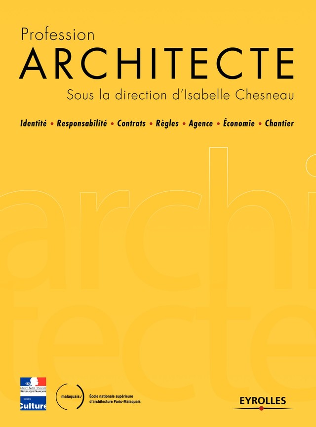 Profession Architecte - Isabelle Chesneau - Editions Eyrolles
