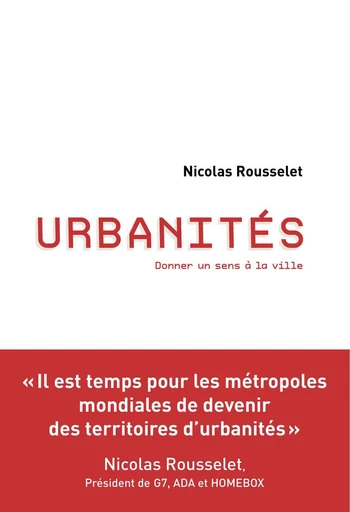 Urbanités - Nicolas Rousselet - Débats publics