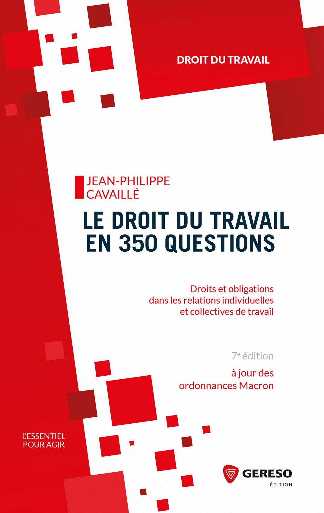 L Essentiel De La Paie 54 Fiches Pratiques Le droit du travail en 350 questions - Droits et obligations dans les  relations individuelles et collectives de travail - Jean-Philippe Cavaillé,  Gwenaëlle Leray (EAN13 : 9782378909390) | IziBook.Eyrolles.com : Les eBooks  des professionnels