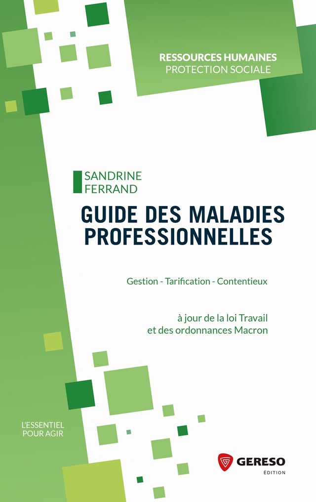 Guide des maladies professionnelles - Sandrine Ferrand - Gereso