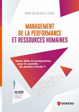 Management de la performance et ressources humaines - Marie-Hélène Millie-Timbal - Gereso