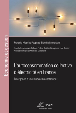 L’autoconsommation collective d’électricité en France -  - Presses des Mines via OpenEdition
