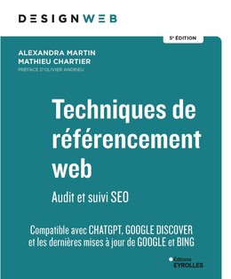 Techniques de référencement web - Alexandra Martin, Mathieu Chartier - Eyrolles