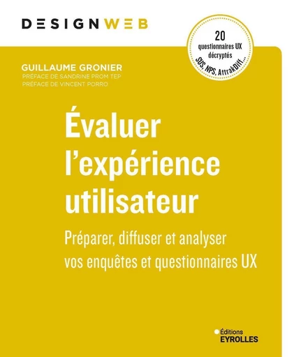 Évaluer l'expérience utilisateur - Guillaume Gronier - Eyrolles