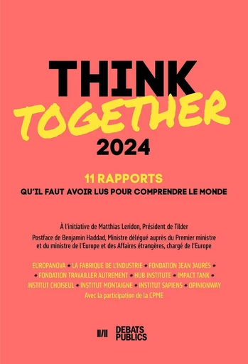 Think together 2024 - Matthias Leridon - Débats publics